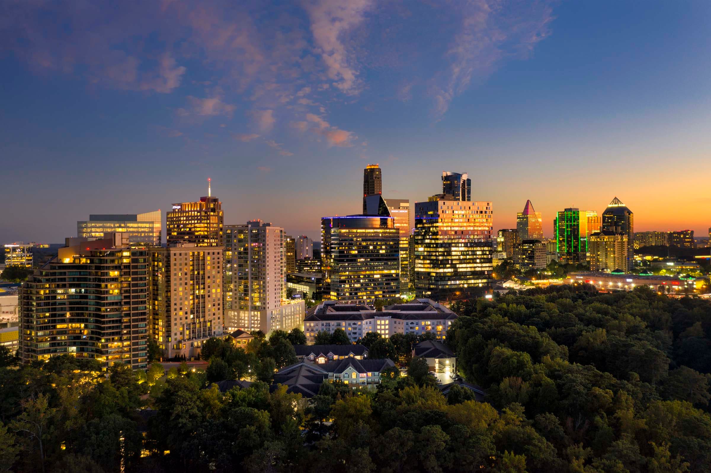 Surrounding Buckhead Skyline
